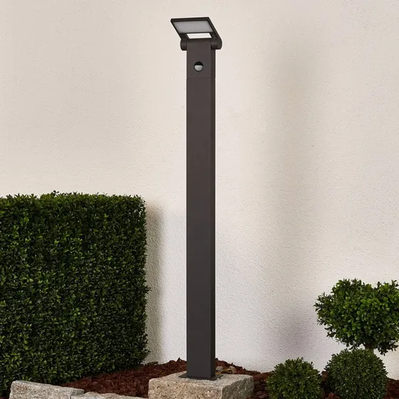 Lucande Marius LED Tuinpadverlichting met Sensor, 100 cm, Zwart