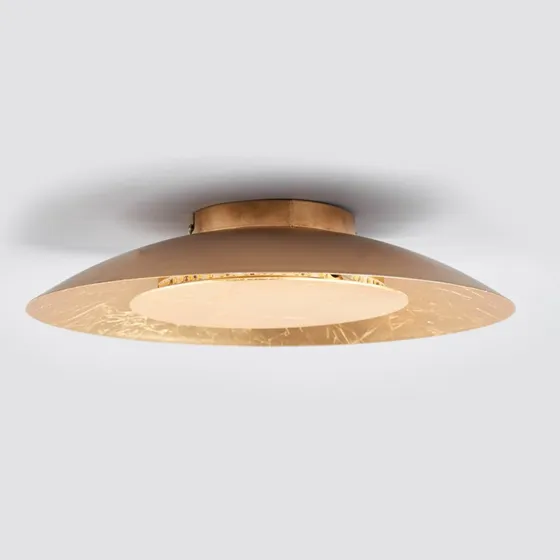 Lindby LED Plafondlamp Keti, Goud, Rond, Ø 35 cm