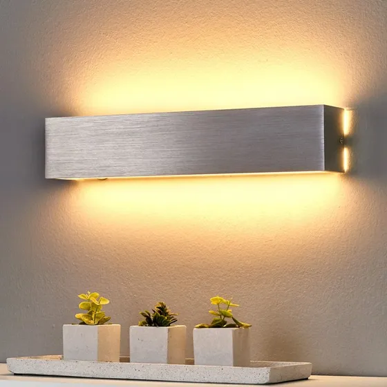 Lindby LED Wandlamp Ranik 40cm - Aluminium - Modern