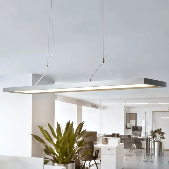 Arcchio Dorean LED Hanglamp - Zilver - 120cm