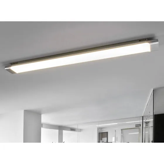 Arcchio LED plafondlamp Vinca 90cm - Zilver/Grijs