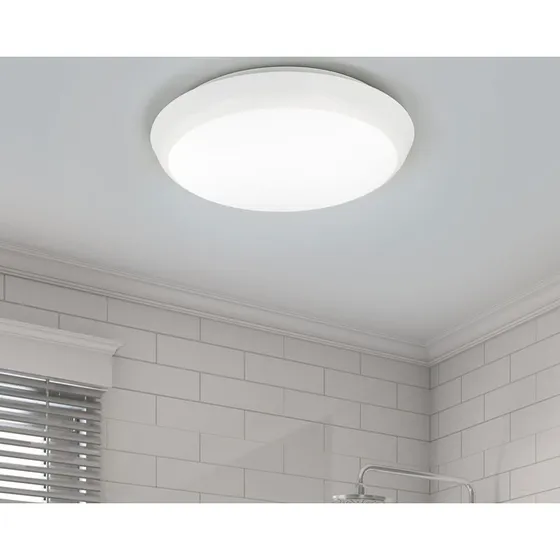 Arcchio Augustin LED Plafondlamp - Rond - Wit - Ø20 cm - IP54
