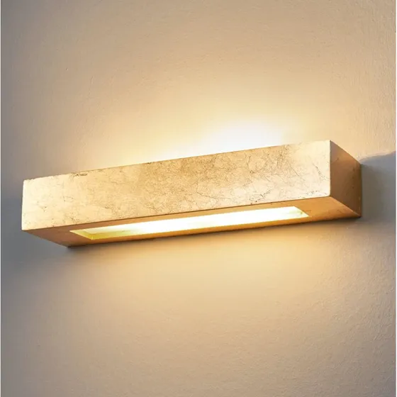 Lindby Wandlamp Emina - Goud - Gips - 36 cm