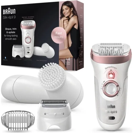 Braun Silk Epilator 9-880 SensoSmart Rosegoud