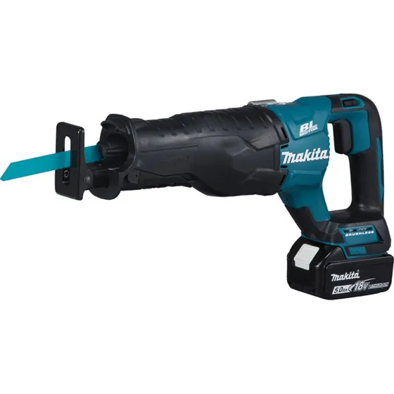 Makita DJR187RTE 18V Reciprozaag met 2x 5,0Ah Accu's en Snellader in Koffer
