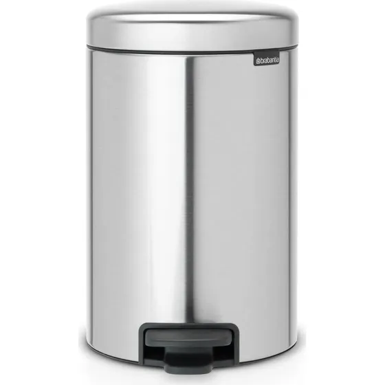 Brabantia Pedaalemmer NewIcon 12 liter mat RVS