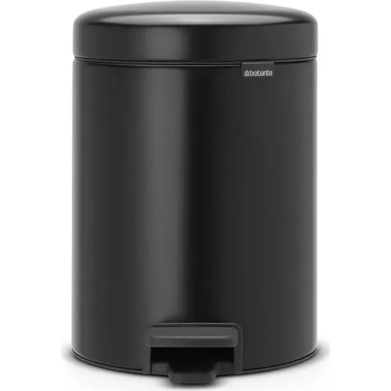 Brabantia Pedaalemmer NewIcon 5 liter - Mat Zwart