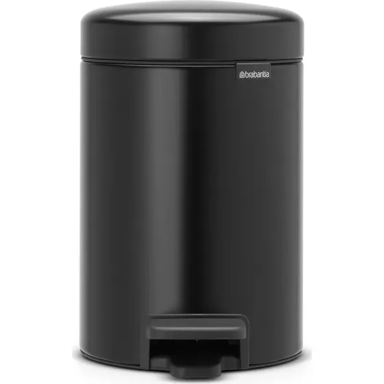 Brabantia Pedaalemmer NewIcon 3 liter - Mat Zwart