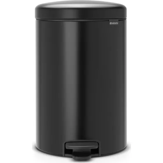 Brabantia Pedaalemmer NewIcon 20 liter - Mat Zwart