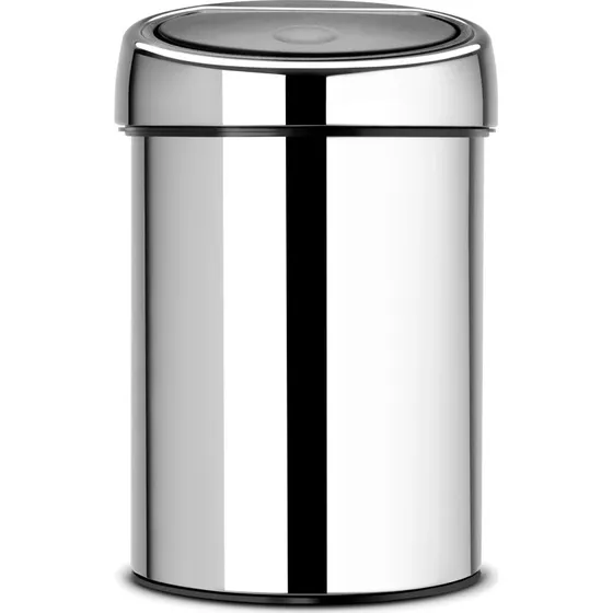 Brabantia Touch Bin Wandafvalemmer 3L - RVS