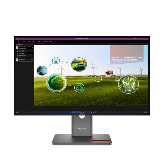 Lenovo ThinkVision P27Q-40 27-inch QHD Monitor Zwart