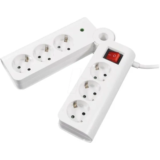 Bosch 6-voudige opvouwbare contactdoos met -bescherming