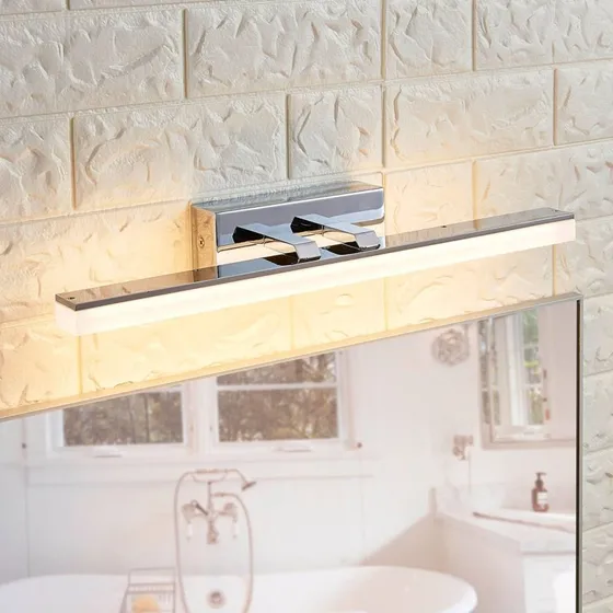 Lucande Julie 46 Wandlamp - Modern Chroom - IP44 Badkamer