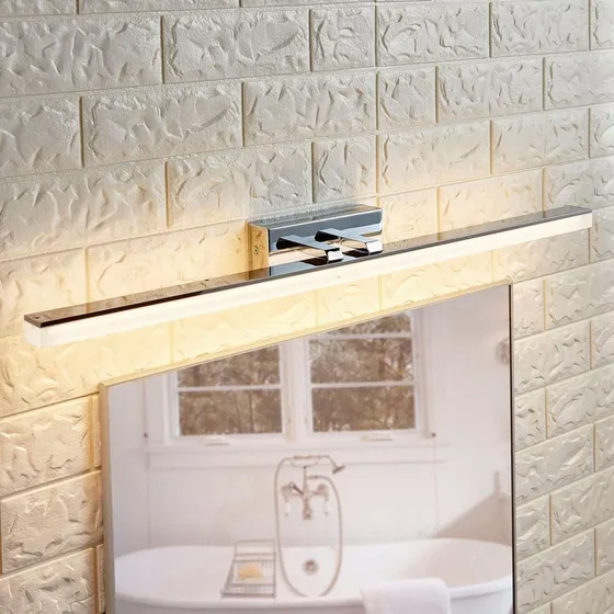 Lucande Julie 75 Wandlamp - Chroom - IP44 Badkamer Wandlamp