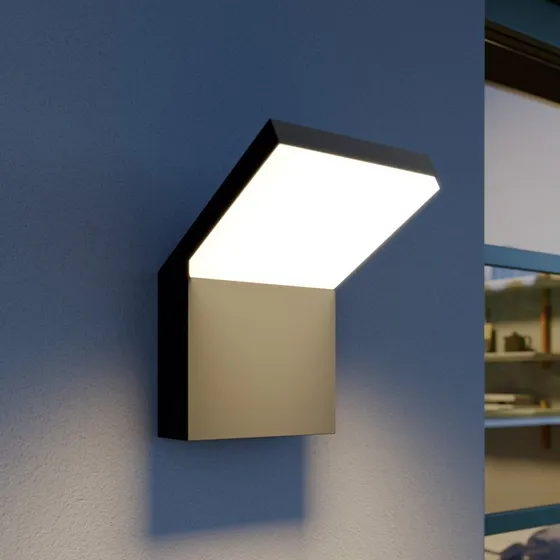 Arcchio Yolena LED Buitenwandlamp - Antraciet - 21 cm