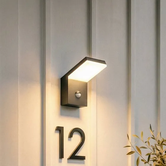 Arcchio Yolena LED Buitenwandlamp met Bewegingssensor, Antraciet
