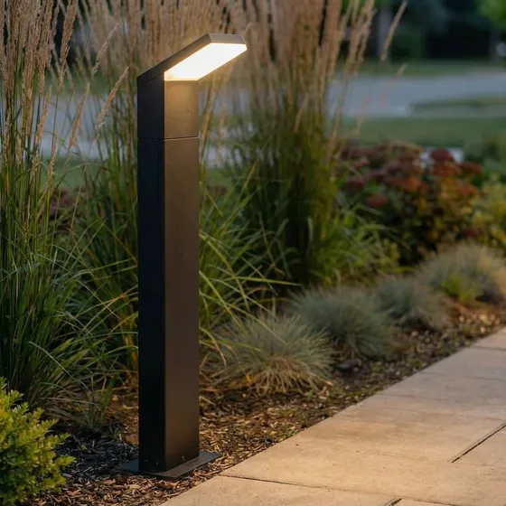 Arcchio Yolena LED Tuinpadverlichting - 100 cm - Antraciet Aluminium