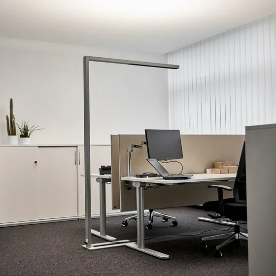 Arcchio Jolinda LED Vloerlamp - Zilver - Dimbaar met CCT & Sensor