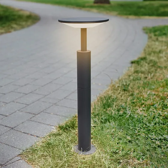 Lucande Fenia LED tuinpadverlichting - Antraciet - 60 cm