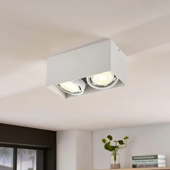 Arcchio Mabel Plafondspot 2-lamps, 27 cm, Wit, GU10