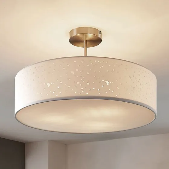 Lindby Plafondlamp Umma - Wit - Ø 50 cm