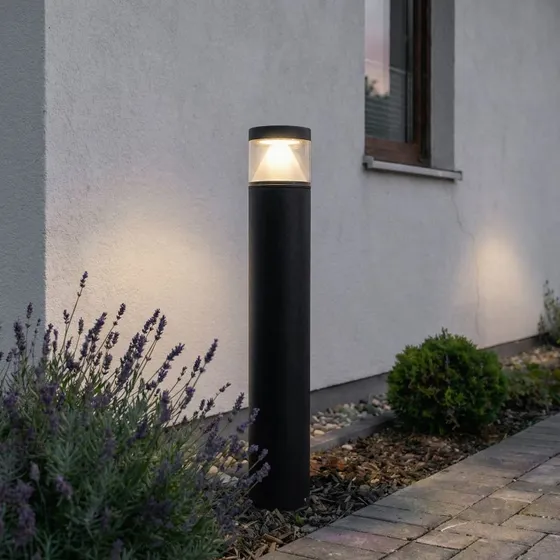Lucande Darja LED Tuinpadverlichting - Antraciet - 100cm