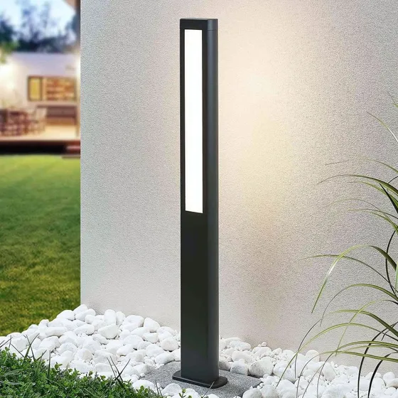Lucande Mhairi LED Tuinpadverlichting - Antraciet - 100 cm
