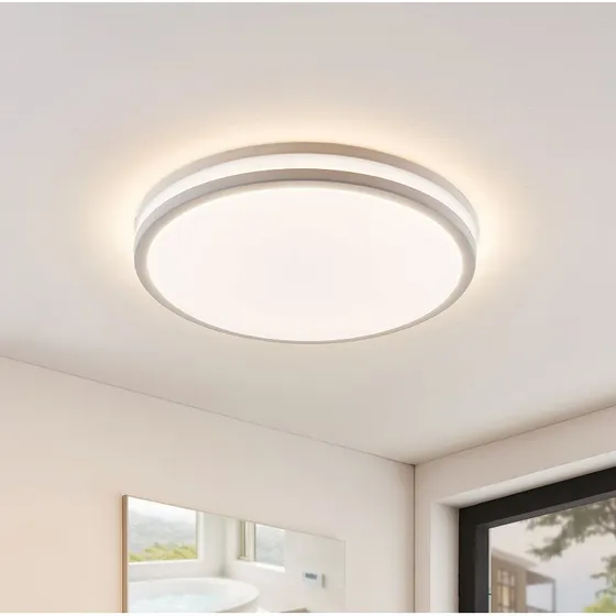 Lindby Arnim LED Plafondlamp - Wit - Ø 49cm - Dimbaar - IP44