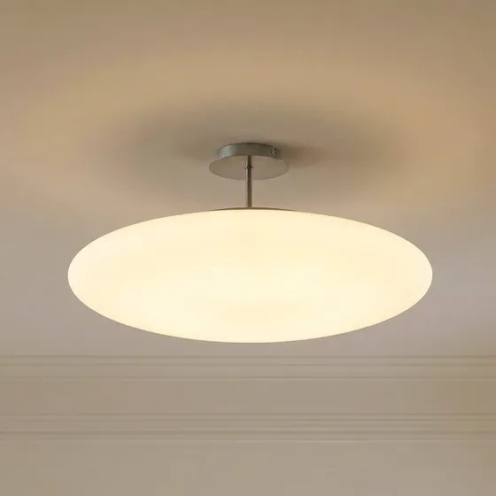 Lindby Gunda LED Plafondlamp - Opaalglas, Dimbaar, Ø 48 cm