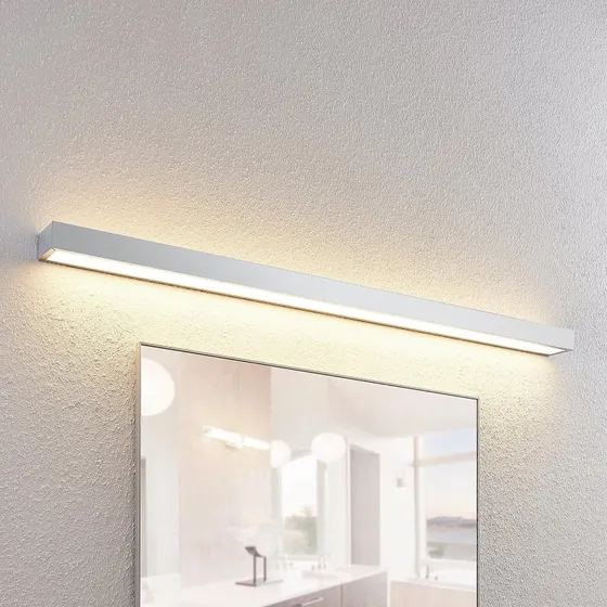Lindby Layan LED Wandlamp - Chroom - 120 cm