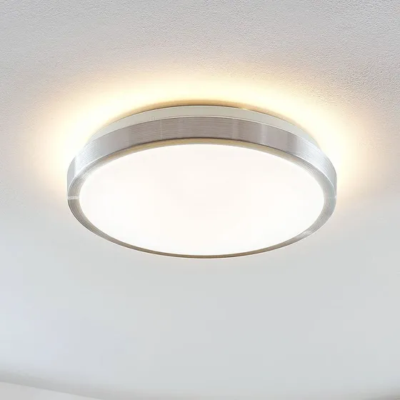 Lindby Emelie LED Plafondlamp - Rond - 35 cm - Aluminium