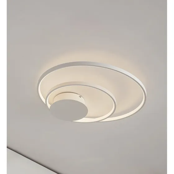 Lindby Nerwin LED Plafondlamp - Wit - Dimbaar