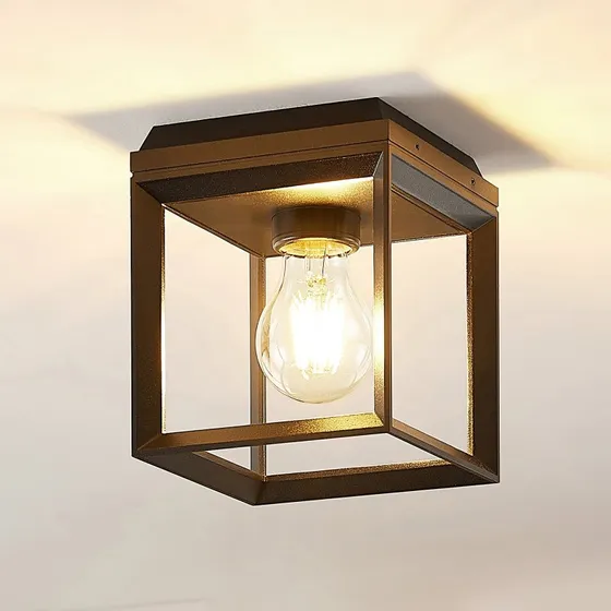 Arcchio Cayla Plafondlamp - Zwart - Kubus Design