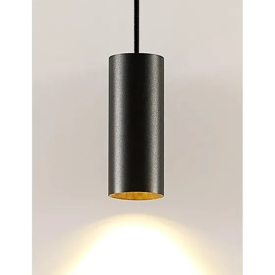 Arcchio Ejona Hanglamp - Zwart - Aluminium - 15 cm