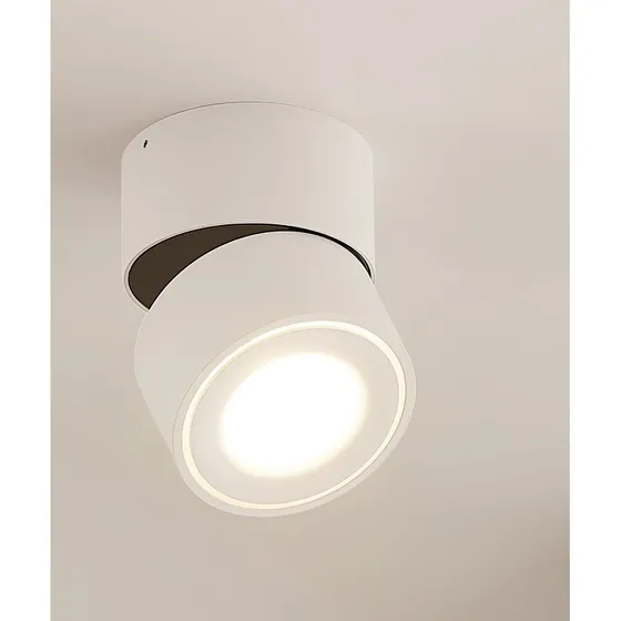 Arcchio LED plafondspot Rotari, wit, dimbaar, 1987 lm