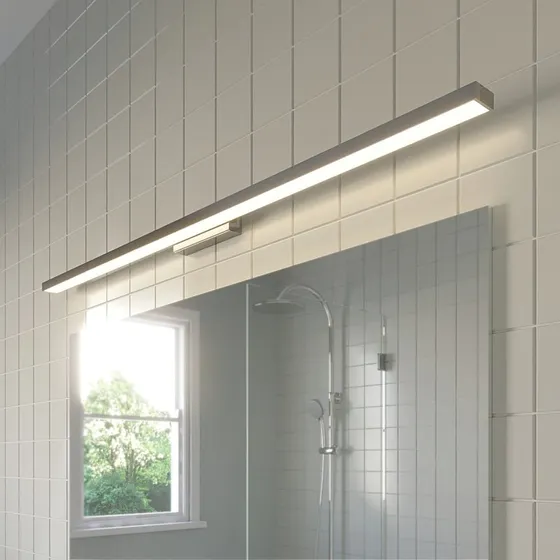 Lindby Alenia LED Wandlamp - Chroom - 120 cm