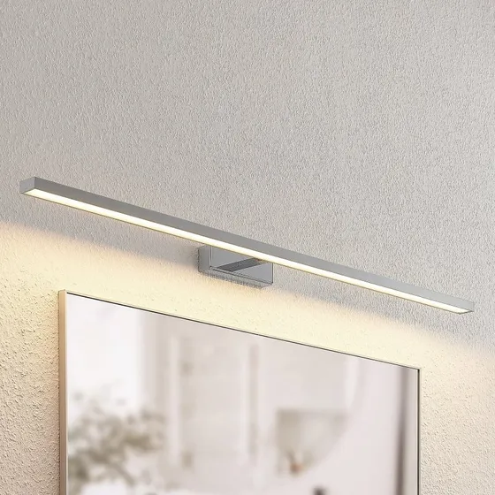 Lindby Jukka LED Spiegellamp - Chroom - 120 cm