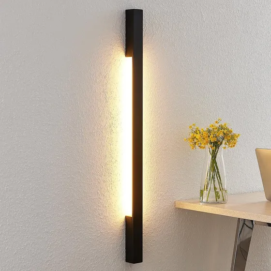 Arcchio Ivano LED Wandlamp - Zwart - 91 cm