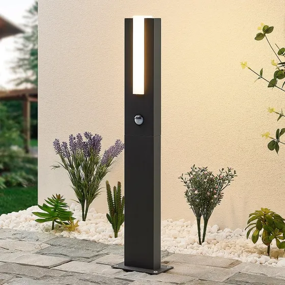 Lucande Virgalia LED Tuinpadverlichting met Bewegingsmelder, 65 cm
