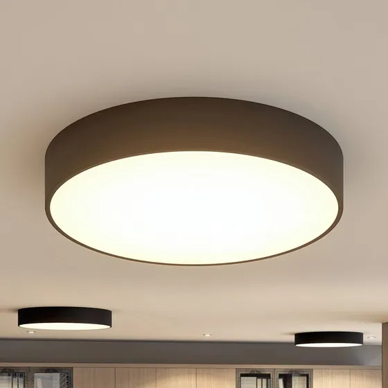 Arcchio Noabelle LED Plafondlamp - 60 cm - Zwart - Modern
