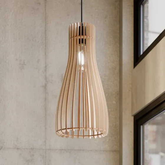 Envostar Furn Hanglamp - Scandinavisch Berkenmultiplex - Hout
