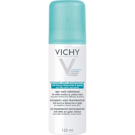 Vichy Deodorant Intense Transpiratie Spray 48 uur Anti-Strepen 125ml