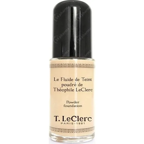 T.LeClerc Fluide De Teint Poudré N°01 Ivoir Mat 30ml