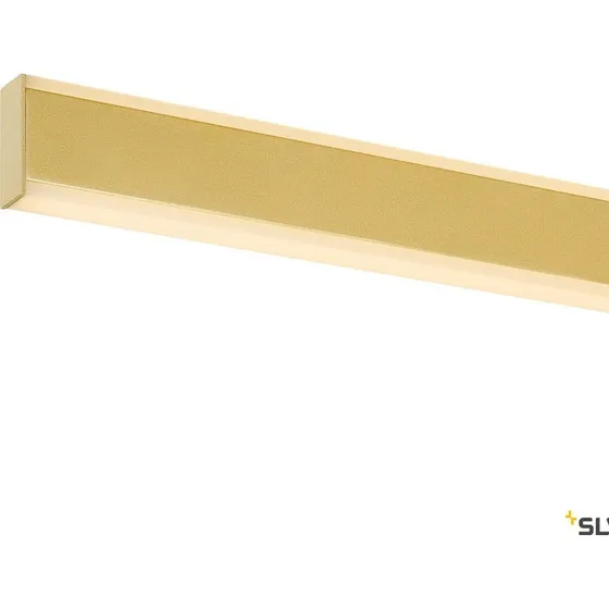 SLV One Linear LED Hanglamp 140cm Mat Messing