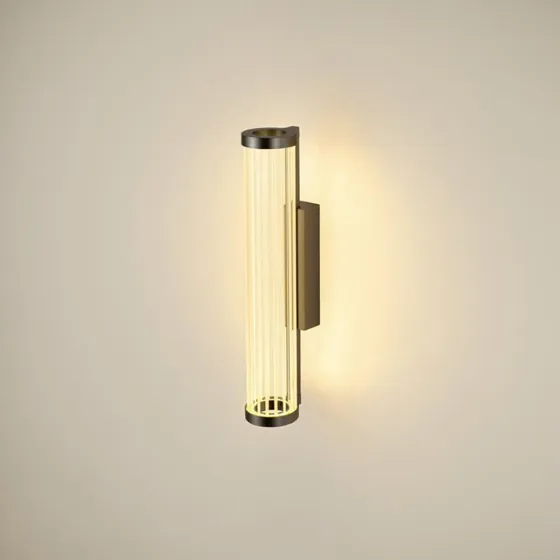 SLV LED wandlamp Quimera, brons, 41 cm, dimbaar (CCT)