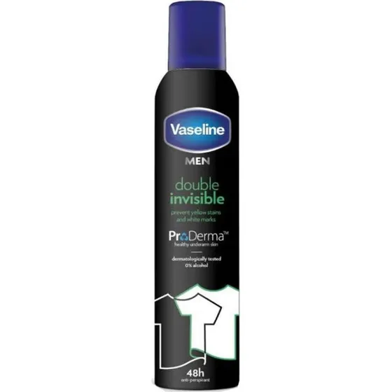 Vaseline Men Deodorant Spray Double Invisible 250 ml