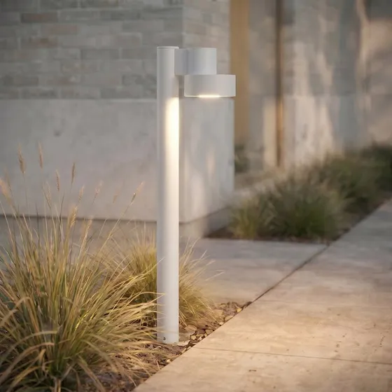 Lucande Elune LED Tuinpadverlichting - Lichtgrijs - 77 cm