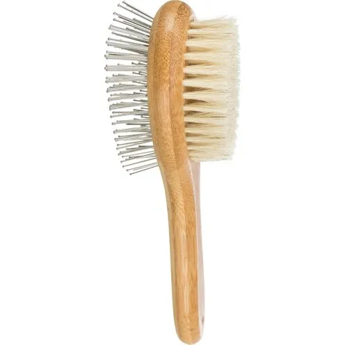 Trixie Dubbelzijdige Hondenborstel Bamboe 19x5 cm