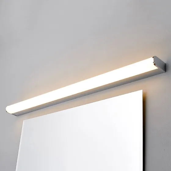 Lindby Wandlamp Philippa LED - Chroom/Wit - 88cm - IP44