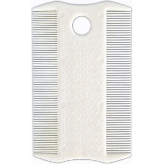 Trixie Vlooien- En Stofkam Dubbelzijdig Wit 9 cm